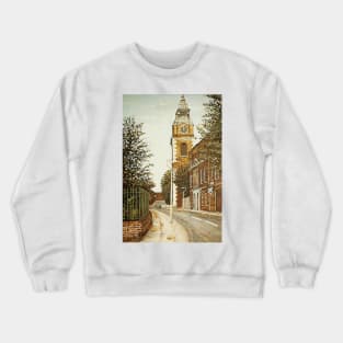 ST JOHNS CHURCH WAPPING ON AN AUTUMN DAY Crewneck Sweatshirt